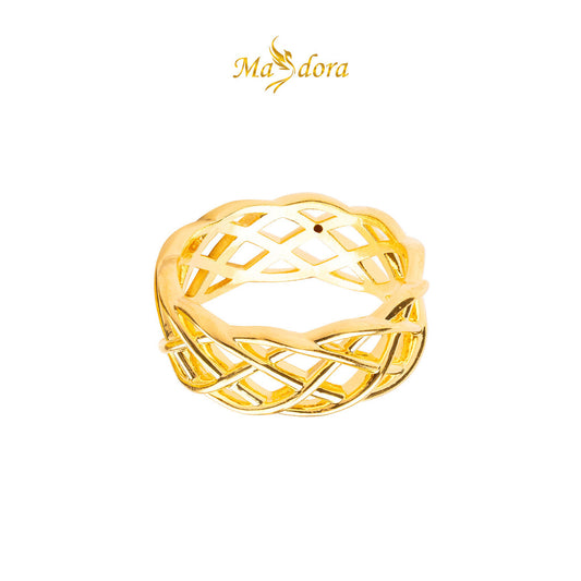 MASDORA 916 Gold Ring Rings Cincin Emas ~ HG Golden Stunning Rapunzel (EMAS 916/22K)