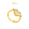 MASDORA 916 Gold Ring Rings Cincin Emas ~ HG Golden Two-sided Love (EMAS 916/22K)
