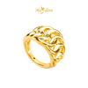 MASDORA 916 Gold Ring Rings Cincin Emas ~ HG Golden Enormous Crescent (EMAS 916/22K)