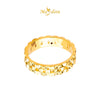 MASDORA 916 Gold Ring Rings Cincin Emas ~ HG Golden Rollie Band (EMAS 916/22K)