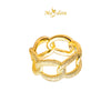 MASDORA 916 Gold Ring Rings Cincin Emas ~ HG Enormous Chained Band (EMAS 916/22K)
