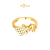 MASDORA 916 Gold Ring Rings Cincin Emas ~ HG Triple Genuine Butterfly (EMAS 916/22K)
