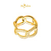 MASDORA 916 Gold Ring Rings Cincin Emas ~ HG Enormous Chained Band (EMAS 916/22K)