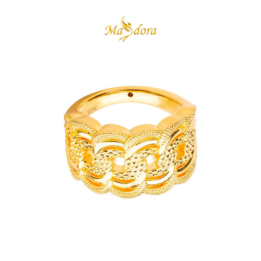 MASDORA 916 Gold Ring Rings Cincin Emas ~ HG Enormous Coco King (EMAS 916/22K)