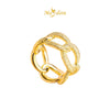 MASDORA 916 Gold Ring Rings Cincin Emas ~ HG Enormous Chained Band (EMAS 916/22K)
