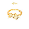 MASDORA 916 Gold Ring Rings Cincin Emas ~ HG Triple Genuine Butterfly (EMAS 916/22K)