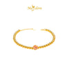 MASDORA 916 Gold Bracelet Rantai Tangan Emas ~ HG Glorious Rose Boba (Pink) (EMAS 916/22K)