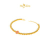 MASDORA 916 Gold Bracelet Rantai Tangan Emas ~ HG Glorious Rose Boba (Pink) (EMAS 916/22K)