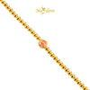 MASDORA 916 Gold Bracelet Rantai Tangan Emas ~ HG Glorious Rose Boba (Pink) (EMAS 916/22K)