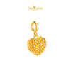 MASDORA 916 Gold Pendant Loket Emas ~ HG Daisy Hibiscus Heart (EMAS 916/22K)