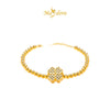 MASDORA 916 Gold Bracelet Rantai Tangan Emas ~ HG Enormous Lucky Clover Boba (EMAS 916/22K)