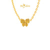 MASDORA 916 Gold Pendant Loket Emas ~ HG Butterfly Rosie (EMAS 916/22K)
