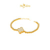 MASDORA 916 Gold Bracelet Rantai Tangan Emas ~ HG Enormous Lucky Clover Boba (EMAS 916/22K)