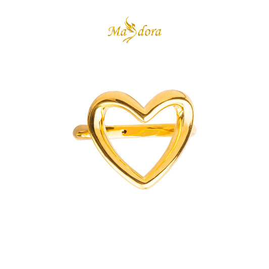 MASDORA 916 Gold Ring Rings Cincin Emas ~ HG Pleasant Sincero Love (EMAS 916/22K)