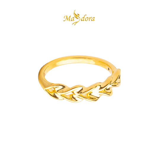 MASDORA 916 Gold Ring Rings Cincin Emas ~ HG New Flipped Knot (EMAS 916/22K)