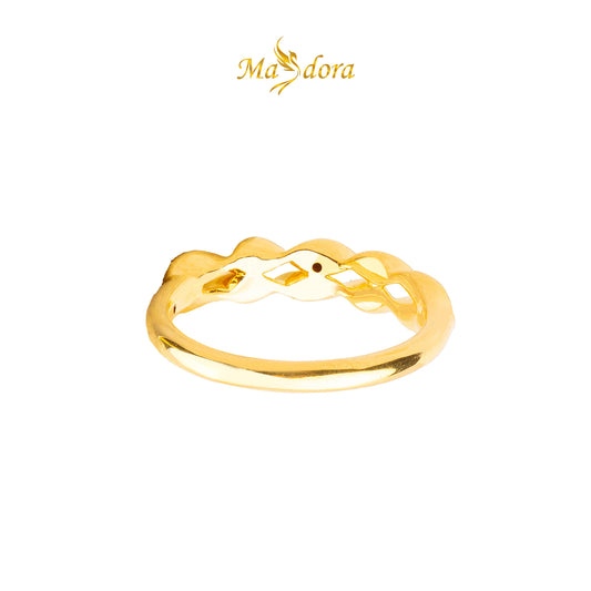 MASDORA 916 Gold Ring Rings Cincin Emas ~ HG New Flipped Knot (EMAS 916/22K)
