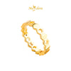 MASDORA 916 Gold Ring Rings Cincin Emas ~ HG Honeycomb Band (EMAS 916/22K)