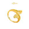 MASDORA 916 Gold Ring Rings Cincin Emas ~ HG Classic Split Butterfly (EMAS 916/22K)