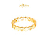 MASDORA 916 Gold Ring Rings Cincin Emas ~ HG Honeycomb Band (EMAS 916/22K)
