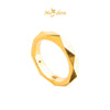 MASDORA 916 Gold Ring Rings Cincin Emas ~ HG Golden Sided Band (EMAS 916/22K)