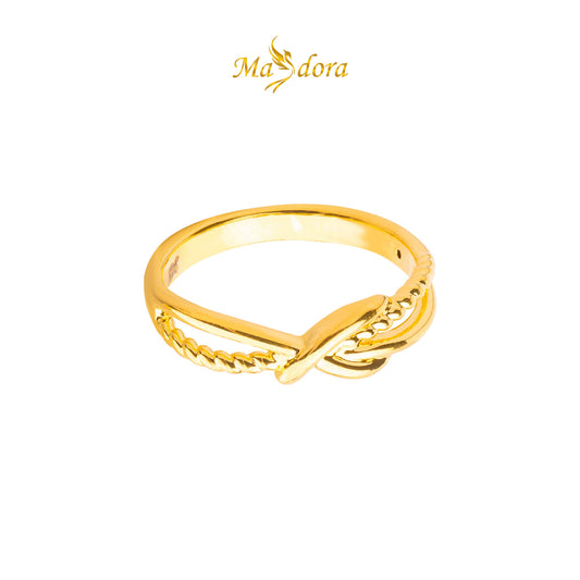 MASDORA 916 Gold Ring Rings Cincin Emas ~ HG New Tied Rope (EMAS 916/22K)