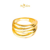 MASDORA 916 Gold Ring Rings Cincin Emas ~ HG Wide Snowdrop Petal (EMAS 916/22K)