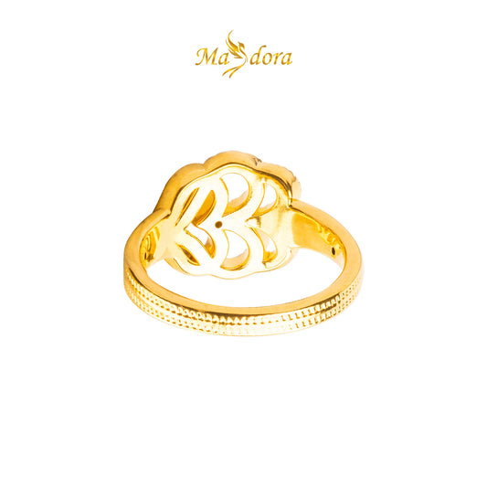 MASDORA 916 Gold Ring Rings Cincin Emas ~ HG Stacked Sincero (EMAS 916/22K)