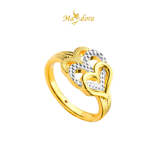 MASDORA 916 Gold Ring Rings Cincin Emas ~ HG Stacked Sincero (EMAS 916/22K)