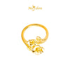 MASDORA 916 Gold Ring Rings Cincin Emas ~ HG Blooming Double Sakura (EMAS 916/22K)