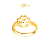 MASDORA 916 Gold Ring Rings Cincin Emas ~ HG New Lucky Flower (EMAS 916/22K)