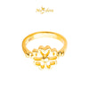 MASDORA 916 Gold Ring Rings Cincin Emas ~ HG New Lucky Flower (EMAS 916/22K)