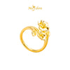 MASDORA 916 Gold Ring Rings Cincin Emas ~ HG Blooming Double Sakura (EMAS 916/22K)