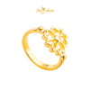 MASDORA 916 Gold Ring Rings Cincin Emas ~ HG New Lucky Flower (EMAS 916/22K)