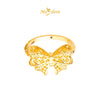 MASDORA 916 Gold Ring Rings Cincin Emas ~ HG Golden Geometry Ribbon (EMAS 916/22K)