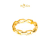 MASDORA 916 Gold Ring Rings Cincin Emas ~ HG Golden Square Clip (EMAS 916/22K)