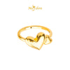 MASDORA 916 Gold Ring Rings Cincin Emas ~ HG Golden Twee Hearts (EMAS 916/22K)