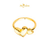 MASDORA 916 Gold Ring Rings Cincin Emas ~ HG Golden Twee Hearts (EMAS 916/22K)