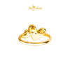 MASDORA 916 Gold Ring Rings Cincin Emas ~ HG Golden Twee Hearts (EMAS 916/22K)