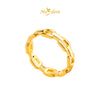 MASDORA 916 Gold Ring Rings Cincin Emas ~ HG Golden Square Clip (EMAS 916/22K)