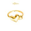 MASDORA 916 Gold Ring Rings Cincin Emas ~ HG Golden Twee Hearts (EMAS 916/22K)