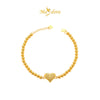 MASDORA 916 Gold Bracelet Rantai Tangan Emas ~ HG Diamond Love Boba  (EMAS 916/22K)