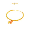 MASDORA 916 Gold Bracelet Rantai Tangan Emas ~ HG Gradient Butterfly Flora (EMAS 916/22K)