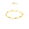 MASDORA 916 Gold Bracelet Rantai Tangan Emas ~ 7 Beaded Single Chain (EMAS 916/22K)