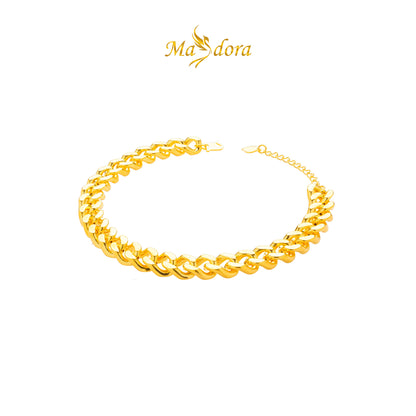 MASDORA 916 Gold Bracelet Rantai Tangan Emas ~ HG Classy Gajah Chain (EMAS 916/22K)
