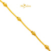 MASDORA 916 Gold Bracelet Rantai Tangan Emas ~ 7 Beaded Single Chain (EMAS 916/22K)