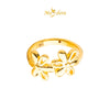 MASDORA 916 Gold Ring Rings Cincin Emas ~ HG New Double Blossom (EMAS 916/22K)