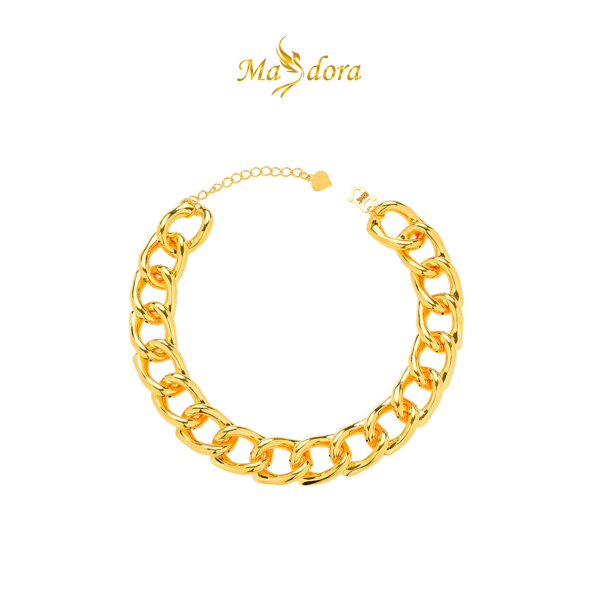MASDORA 916 Gold Bracelet Rantai Tangan Emas ~ HG Classy Gajah Chain (EMAS 916/22K)