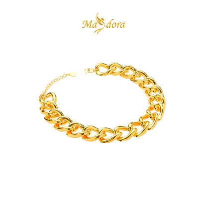 MASDORA 916 Gold Bracelet Rantai Tangan Emas ~ HG Classy Gajah Chain (EMAS 916/22K)