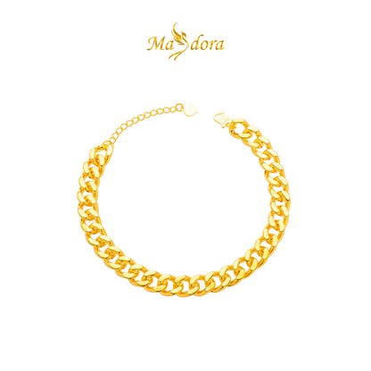 MASDORA 916 Gold Bracelet Rantai Tangan Emas ~ HG Classy Gajah Chain (EMAS 916/22K)