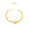MASDORA 916 Gold Bracelet Rantai Tangan Emas ~ Hg Shiny Fluffy Boba (EMAS 916/22K)